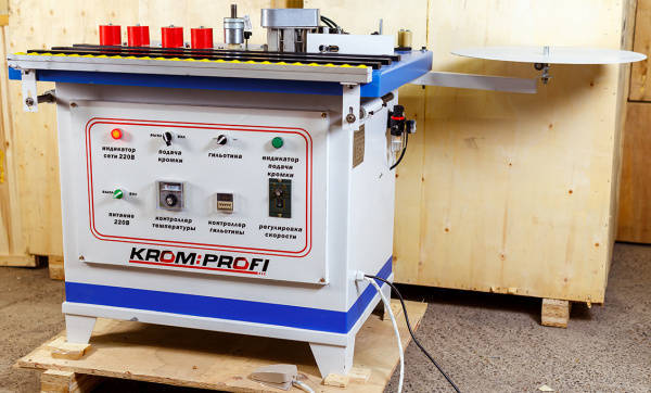 картинка Профессиональный кромкооблицовочный станок KROM PROFI от компании Нова Механика